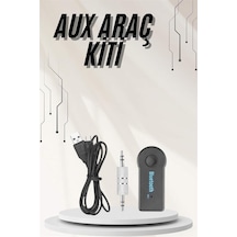 Yeni Nesil Bluetooth Aux Araç Kiti Siyah Tv Tablet Telefon Araç Araba - Lisinya
