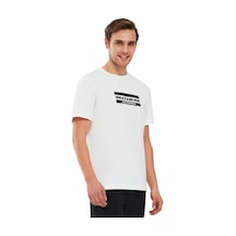 Erkek Beyaz Tshirt Kırık Beyaz