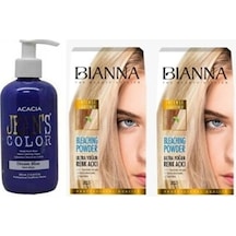 Jean S Color Mavi Rüya Saç Boyası 250 Ml + 2 Paket Bianna Açıcı