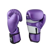 Mor Muay Thai Kick Boks Eldiveni, 8 Oz Ağırlığında Açık Mavi