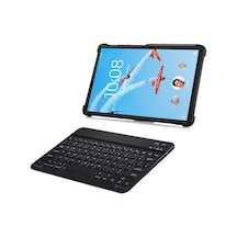Lenovo Uyumlu Tab 4 E8 TB-8304F 2in1 Standlı Silikon Kılıf+Klavye AL8107