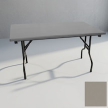 Banket Katlanır Masa Werzalit, Allzalit. Vermodin Tabla 80x140 - Koyu Gri Çok Renkli