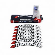 Lastik Yanak Yazısı Hankook Tk Siyah - Beyaz - Kırmızı