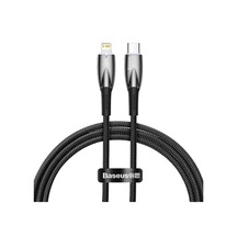 Baseus Glimmer Series 20W Type-c To Lightning Şarj Kablosu Siyah CADH000001