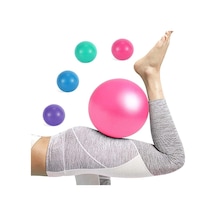 Buffer 20 Cm Fitilli Pilates Topu Ve Pompa Seti Pilates Denge Yoga Spor Egzersiz Top Jimnastik Fitness, Tek Ebat, Zh2685 Genel