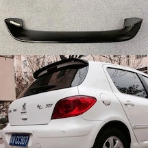 Peugeot 307 Spoiler, Abs Plastik Piano Black Parlak Siyah Spoyler
