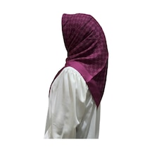 Aker Elegance Monogram Eşarp - 1090500-2 - 100 X 100 / 994 Vişne