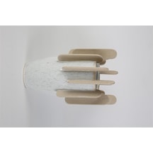 Vitale Seramik Beyaz Işın Vazo 24 24 40 Cm Ak.kd0039 Renkli