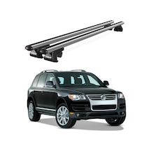 Venüs Volkswagen Touareg 2002-2010 Uyumlu Gri Ara Atkı Port Bagaj Tavan Barı