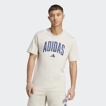 Adidas Collegiate Lineage Graphic Erkek Krem Tişört Jm6415 Krem