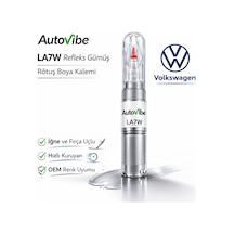 La7w Refleks Gümüş Rötuş Boya Kalemi Volkswagen Audi Skoda Seat Uyumlu Oem Çizik Giderici