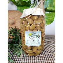 Aydın Yöresi Kalamata Cinsi Sofralık Tatlandırılmış Kırma Yeşil Zeytin 2 Kg