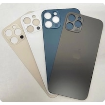 Apple Uyumlu iPhone 12 Pro Arka Kapak Pil Kapağı Gold