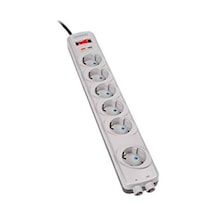 Bandridge BPC-6632 6'lı Akım Korumalı Priz Beyaz
