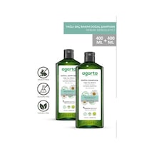 Agarta Yağlı Saçlar İçin Arındırıcı Tuzsuz Şampuan 400ml X 2 Adet