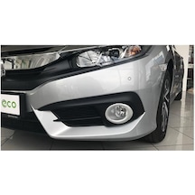 Honda Civic Fc5 Oval Sis Kaplaması Silver