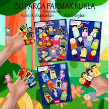 3 Set - 30 Parça Tox Masal Kahramanları. Meslekler ve Aile Bireyl