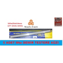 Demir Testere Ağzı-testere Lama Geniş-çift Ağız 5 Adet