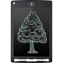 Lcd 8.5 İnç Siyah Çizim Yazı Tableti Kalemli Açık Mavi
