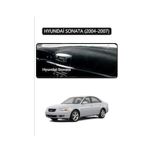 Hyundai Sonata 2004-2007torpido Koruma Halısı Siyah Kenar
