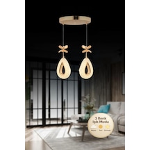 Lalin Gold İkili Avize