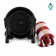 Bs Hamam Taslı İkili Osmanlı Musluğu Siyah 1/2 Peştamal Dahil