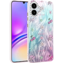 Samsung Uyumlu Galaxy A06 Kılıf Blade Aynalı Desenli Kapak Desen 4\