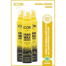 Saç Köpük Şekillendiri Wax 200ml Maximum Hold 3'lü Set