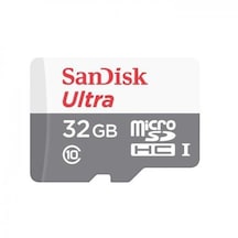 Sandisk Ultra SDSQUNR-032G-GN3MN 32 GB Micro SDHC UHS-I Class 10 Hafıza Kartı
