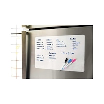 Tutunabilir Kağıt Mıknatıslı Manyetik Magnet Beyaz Tahta 30cm X 30cm Katlanabilir Silinebilir Yazı Tahtası + 2 Kalem Sürpriz Hediyeli