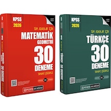 Pegem Yayınları 2026 Kpss Matematik Ve Türkçe Deneme Seti 2 Kitap