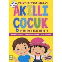 Akıllı Çocuk Dikkat ve Kavram Çalışmaları Gelişim Etkinlikleri 3+ Yaş- Ema Çocuk