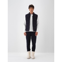 Xint Lacivert Formunu Koruyan Regular Fit Yelek 190578