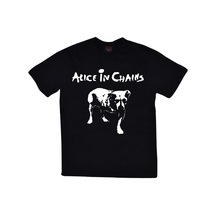 Alice In Chains Baskılı T-Shirt Siyah