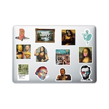 Art Sanat Temalı Dekoratif Laptop Notebook Tablet Telefon Sticker Set 009