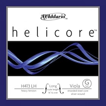 D'Addario Helicore Viola Strings H413Lh - G (Sol) Heavy Tek Tel V