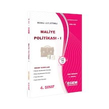 Aöf Maliye Politikası 1 Konu Anlatımlı Soru Bankası