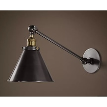 Mylights İki Mafsalı Duvar Aplik Okuma Lambası Gece Lambası Siyah