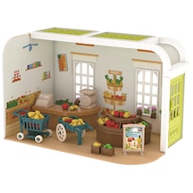 1/12 Shop Dollhouse Model Zanaat Ev Kiti Minyatür Model Meyve Dükkanı