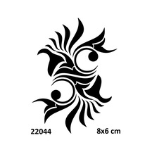 Airbrush Tattoo Tribal Sarmallar Yapışkanlı Stencil Süsleme Ve Boyama Kalıbı Stencil Kalıp