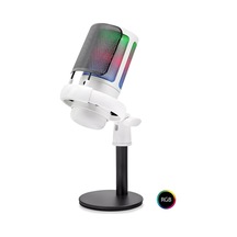 Mıxrec W24 Rgb Usb Type-c Profesyonel Mixer Kontrollü Gaming Mikrofon Beyaz