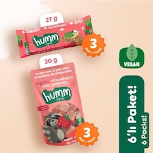 Organik Vegan Çilekli Atıştırmalık Paketi - 6 Adet 2 Çeşit 170 G