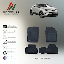 Toyota C-hr 2016-2022 Uyumlu Havuzlu Oto Paspas