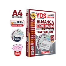 2026 YDS Almanca ÖSYM Tıpkı Basım Çıkmış Soru Deneme Paketi Dijital Çözümlü 12li Fasikül SETİ