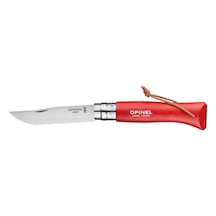 Opinel N 8 Gürgen Saplı Trekking Inox/çelik Çakı Kırmızı