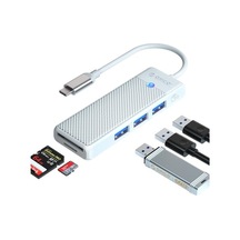 Ayrex To 3.0 Tf Sd Kart Okuyucu 3 Portlu Usb 3.0 Çoklayıcı Beyaz