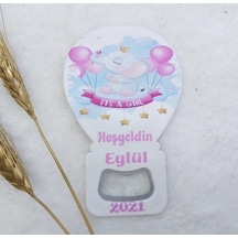 Fil Baskılı Balon Açacak Magnet 11x7 Cm Uv Bebek Magnet 30 Adet