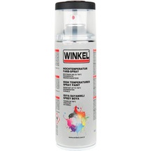 WINKEL Yüksek Isıya Dayanıklı Siyah Sprey Boya (9005HT)