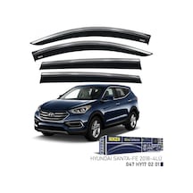 Cam Rüzgarlığı Niken Kromlu Hyundaı Santa Fe 2018 Sonrası 4lü 047hy170201