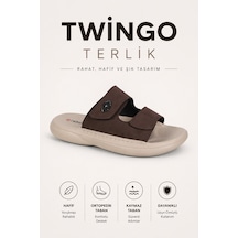 Twingo Günlük Ortopedik Lux Eva Terlik Erkek Kahverengi